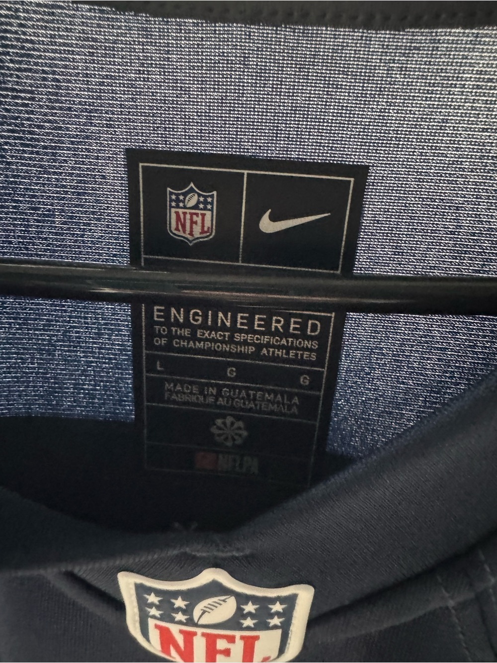 Drake Maye New England Patriots Super Bowl Jersey - Picture 5 of 6